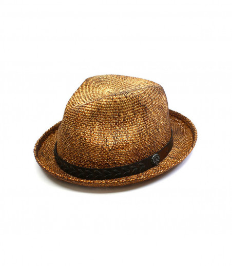 Stetson Pork pie braun Stroh